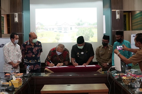 Alfendri Kagum Hasil Pemugaran Istana Peraduan oleh PT RAPP Terlihat Megah dan Indah